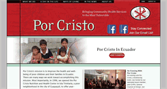 Desktop Screenshot of porcristo.org